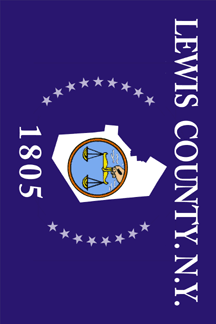 Lewis County, New York flag