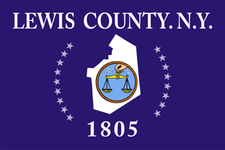 Lewis County, New York flag